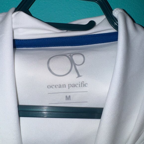 White Ocean Pacific Hoodie, Size M - Picture 2 of 3